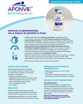 APONVIE Administration Fact Sheet